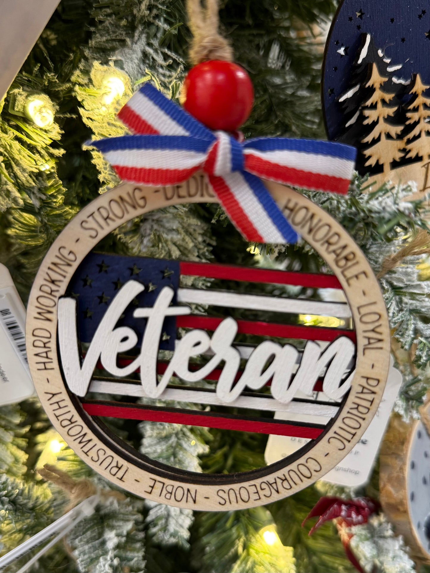Veteran Christmas Ornament