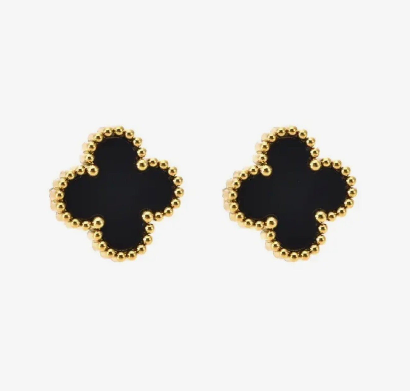 Vintage Clover Stud Earrings