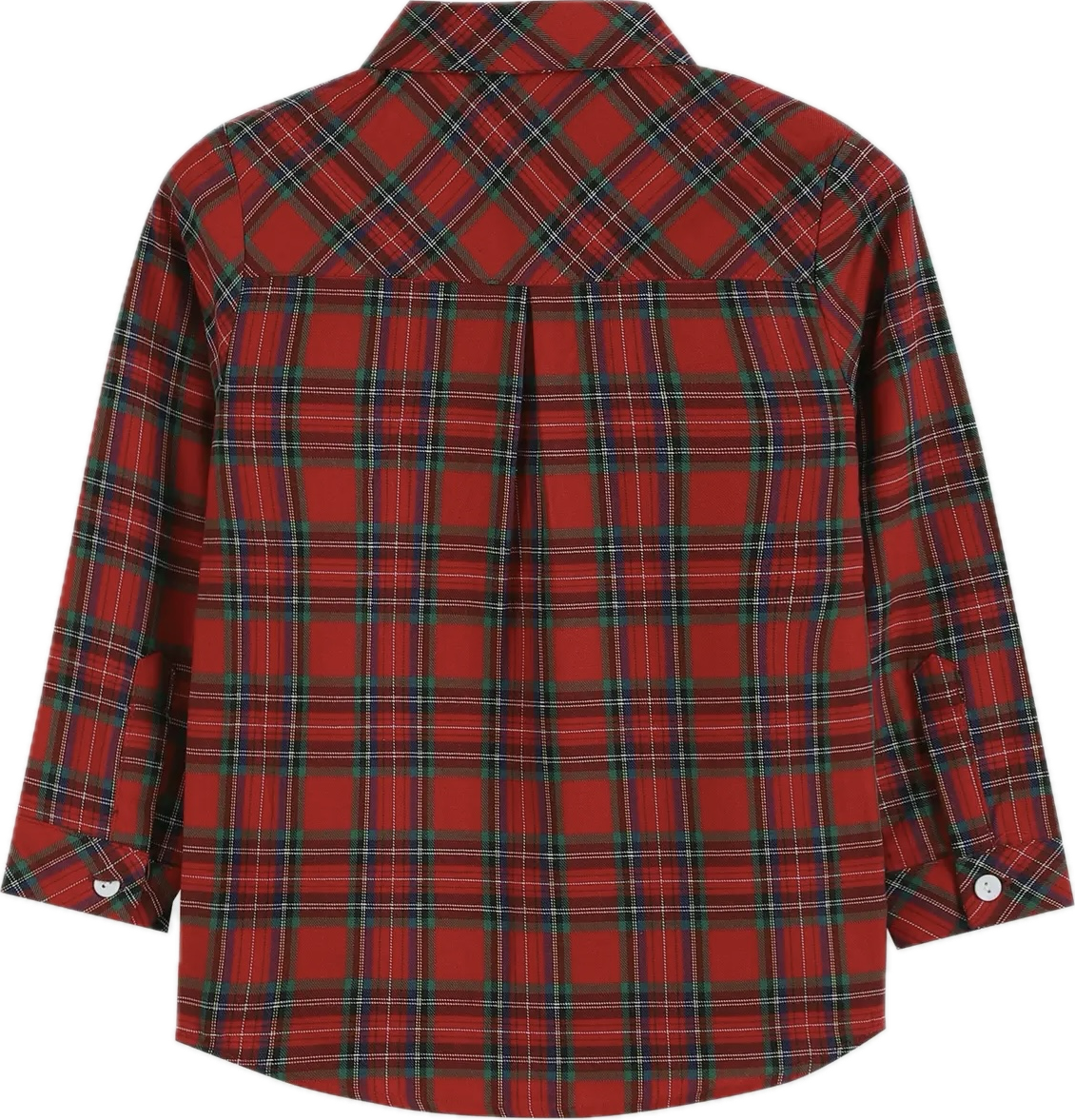 Red & Green Tartan Button-Up
