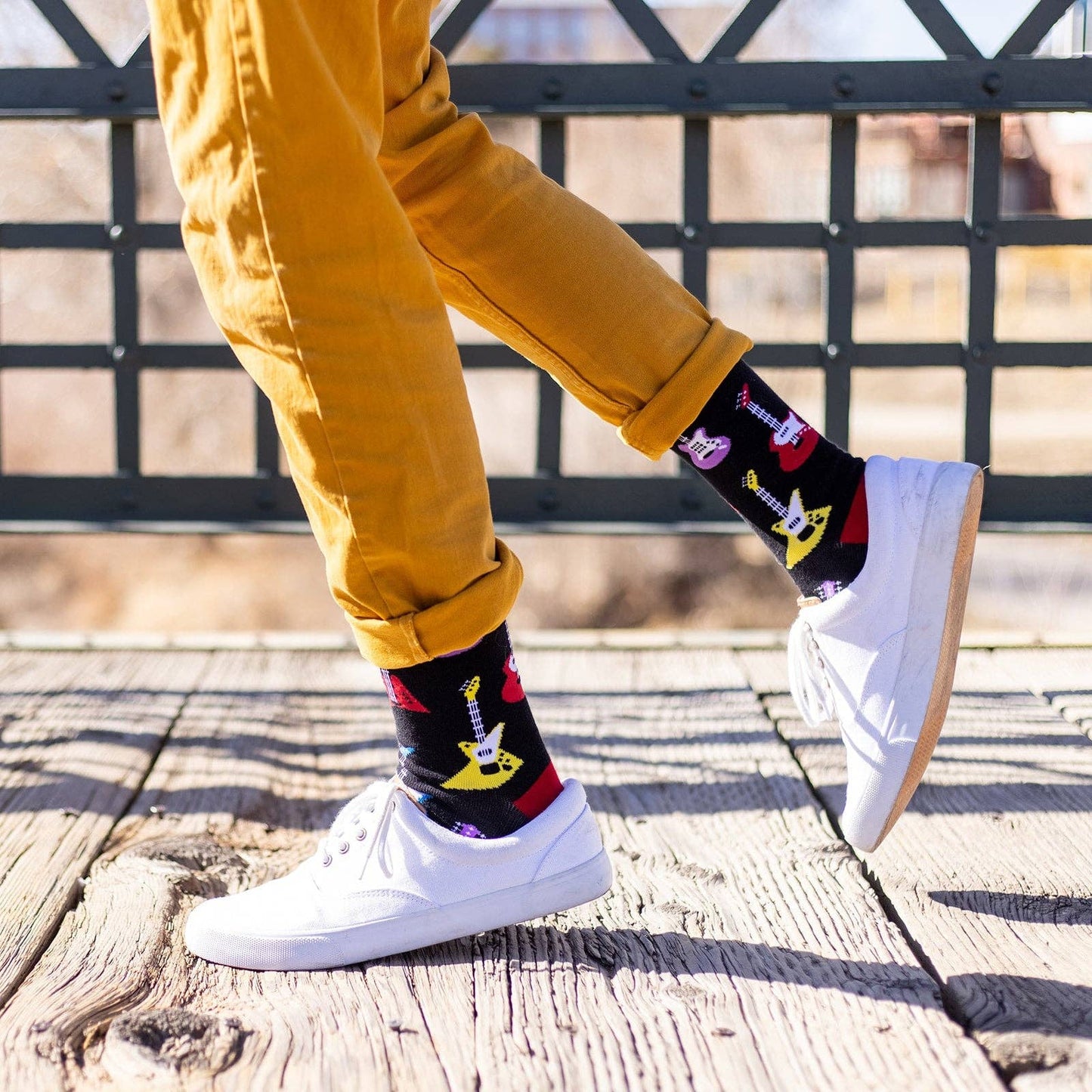 Rock Out Socks Out Guitar Socks