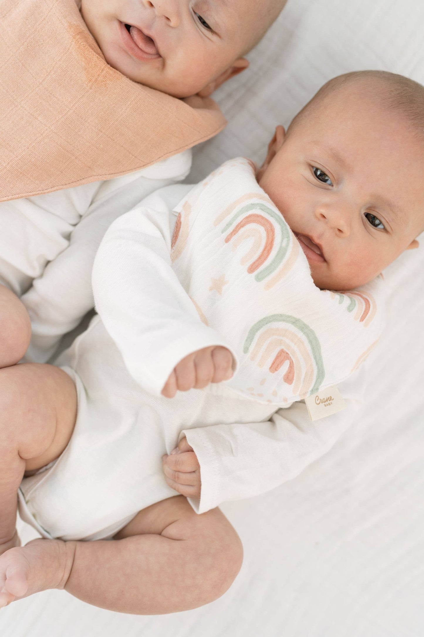 Parker 3-pc. Muslin Bib Set (Rainbow/Butterfly)