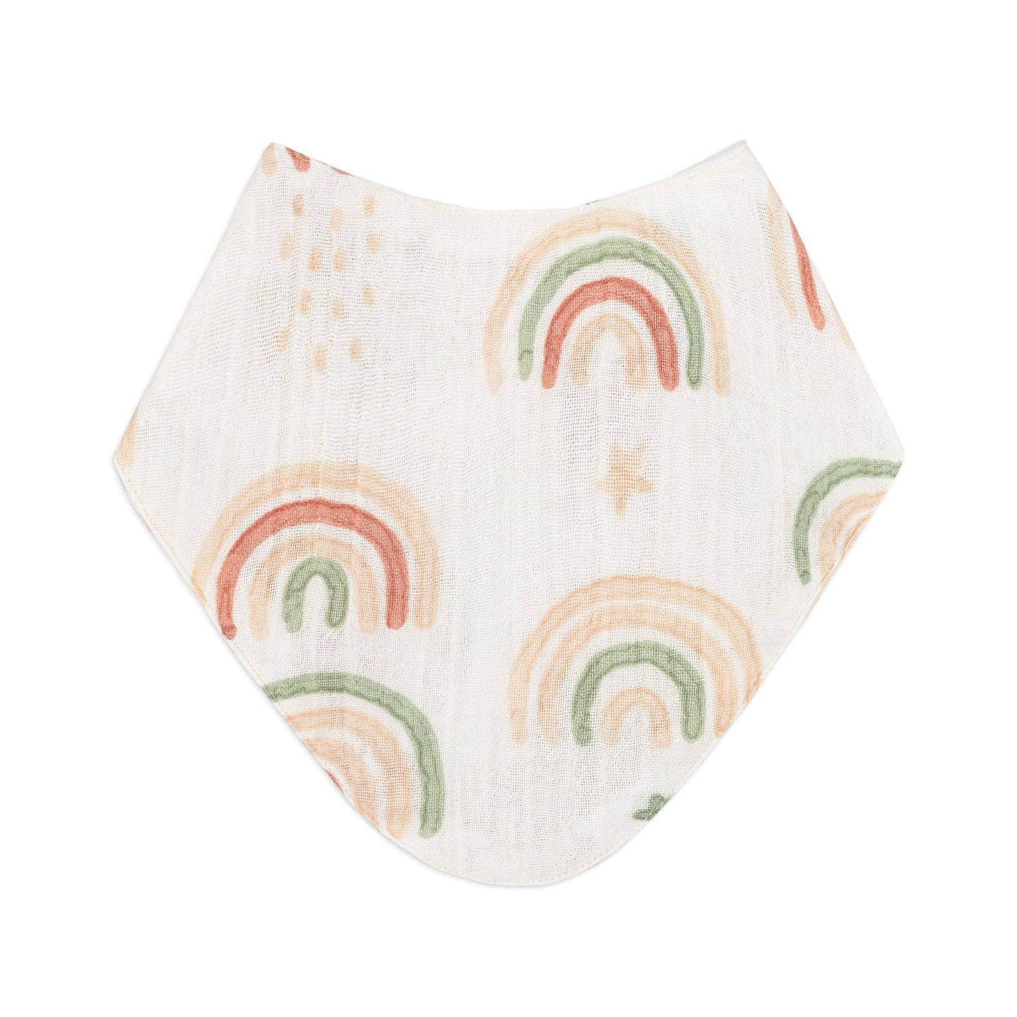 Parker 3-pc. Muslin Bib Set (Rainbow/Butterfly)