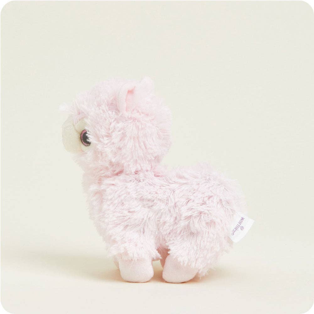 Pink Llama Warmies Junior