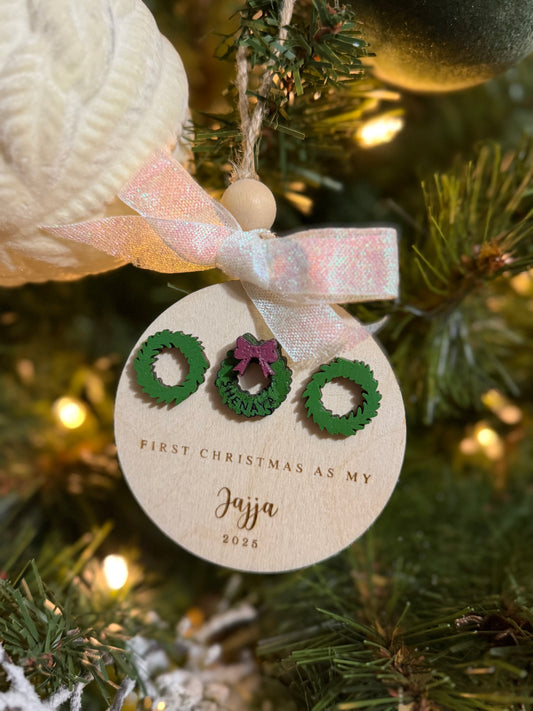 First Christmas As My Grandparents Ornament