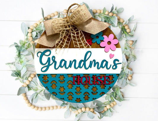 Grandma’s House Door Hanger/ Door Wreath