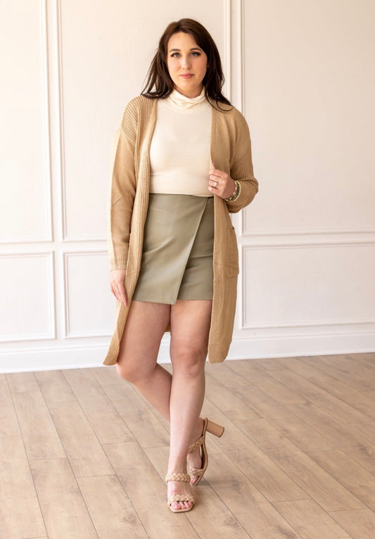 Women's Grace & Emma Beige Cardigan