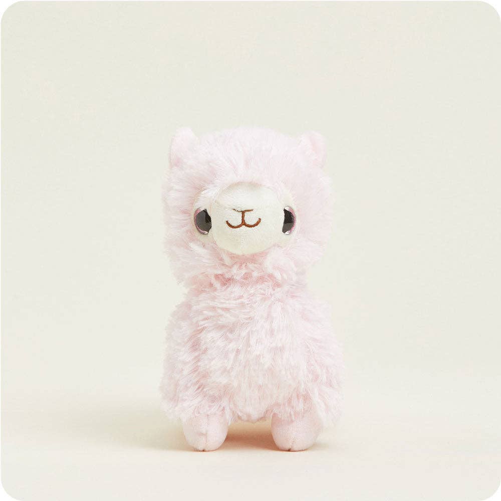 Pink Llama Warmies Junior
