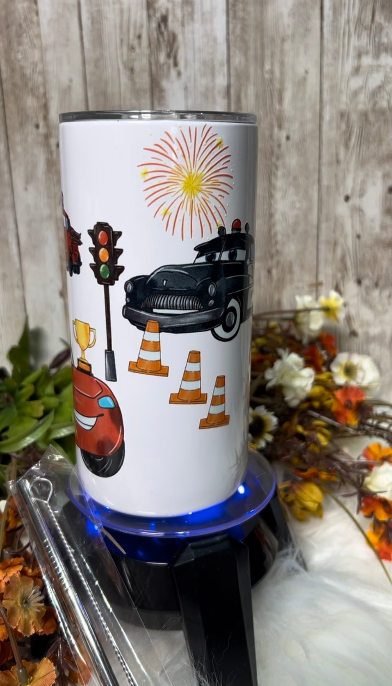 Boy Custom Cup 12oz  Car Tumbler | Kids Cup Tumbler | Toddler Cup Tumbler | Cars Inspired