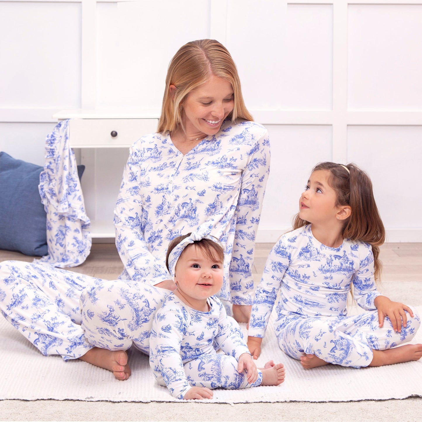 Toile de Jouy Bamboo Romper