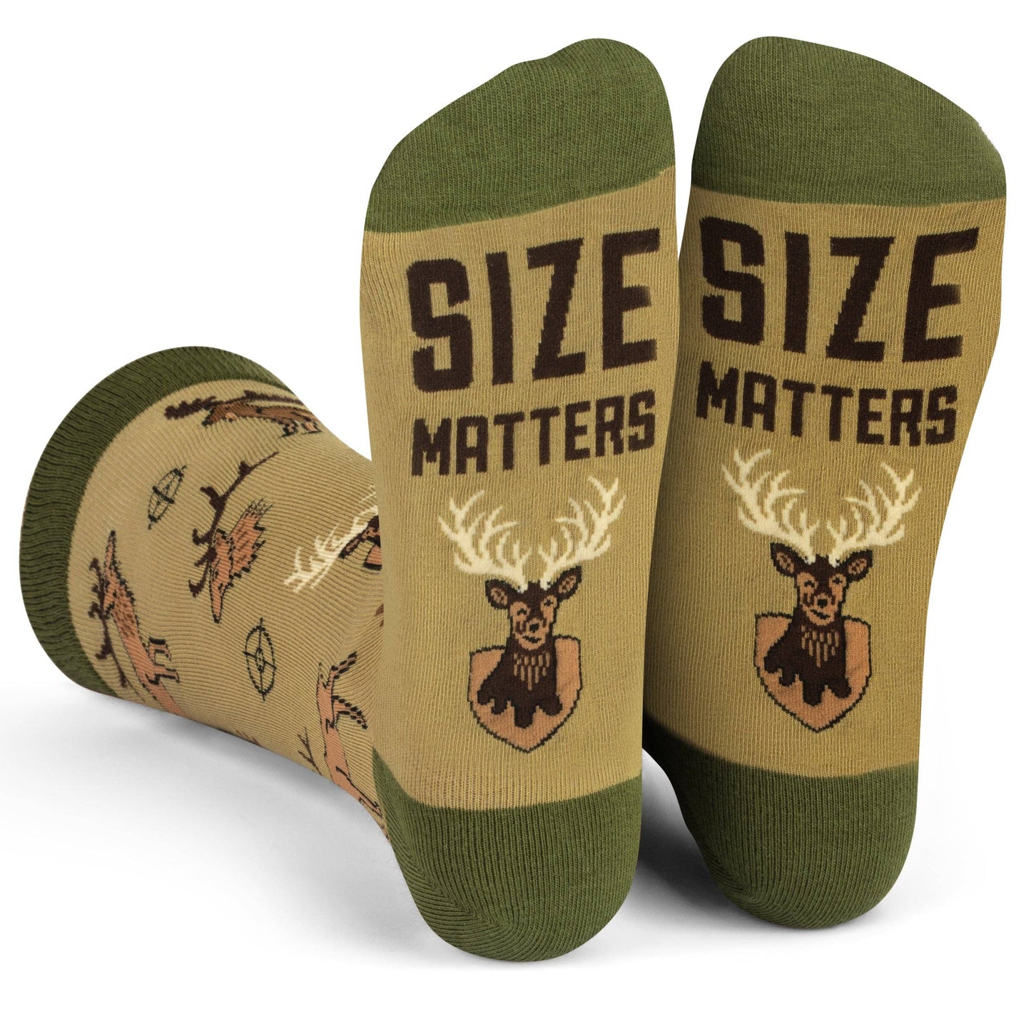 Size Matters Funny Hunting Socks for Men