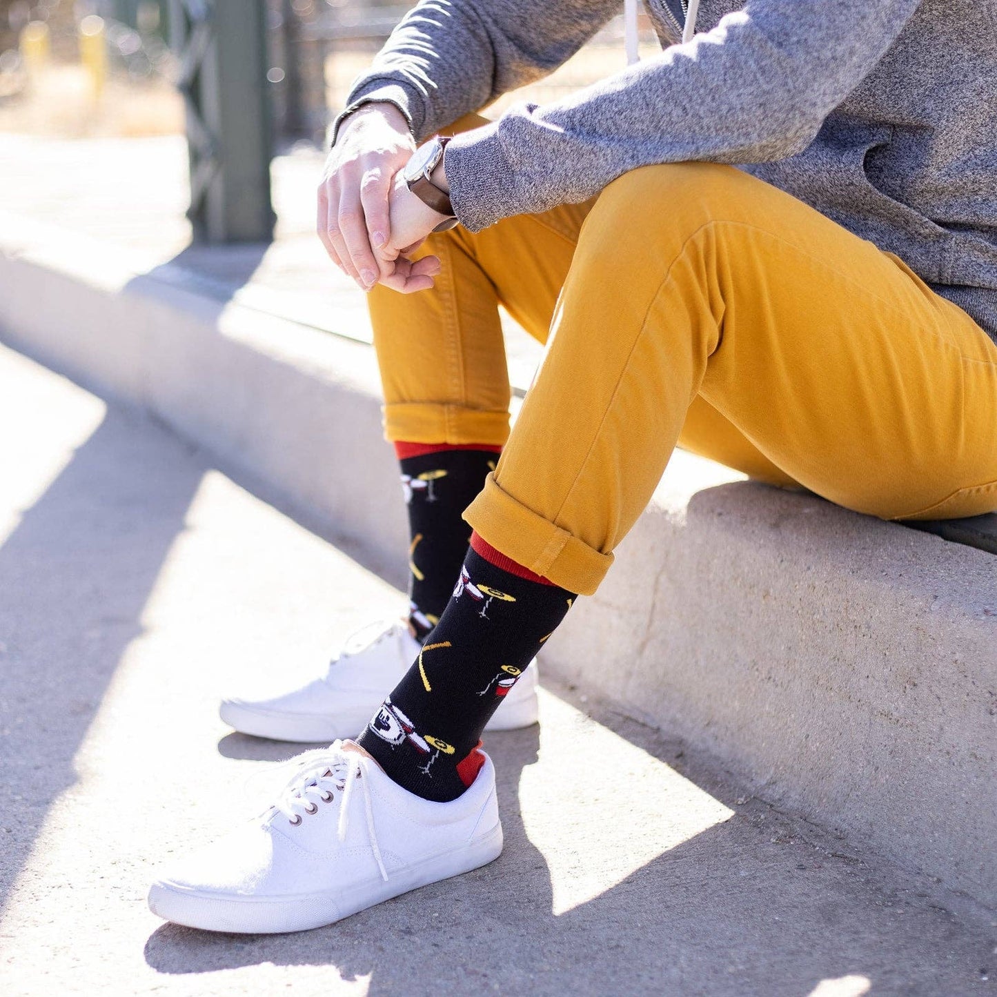 Rock Out Socks Out Drum Socks