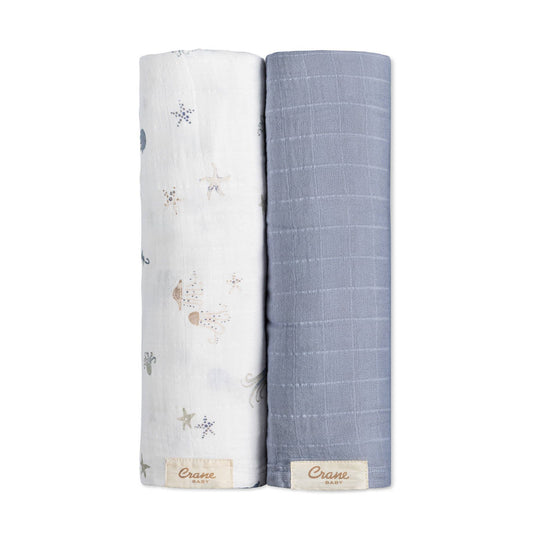 Cove 2-pc. Swaddle Set (Sea Life)