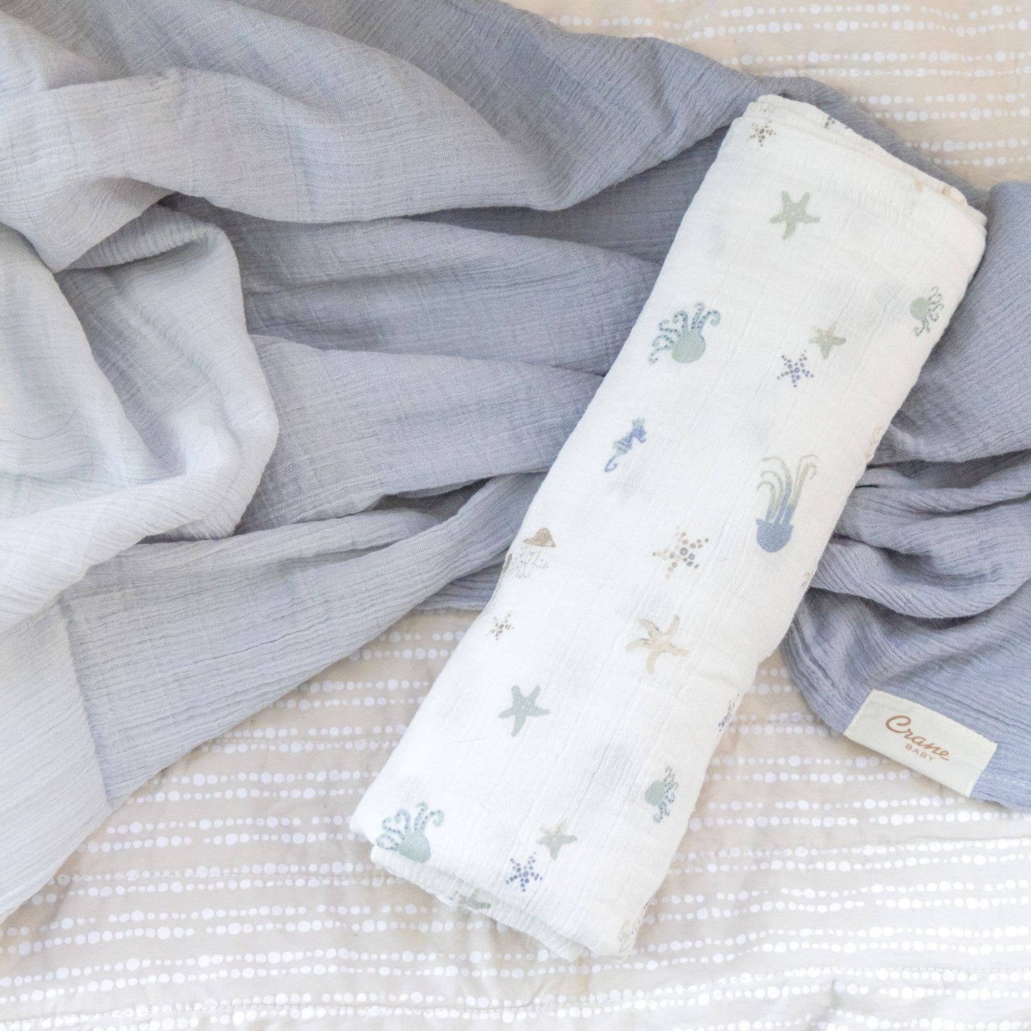 Cove 2-pc. Swaddle Set (Sea Life)