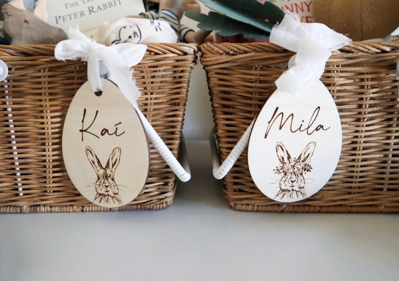 Personalized Easter Basket Tag