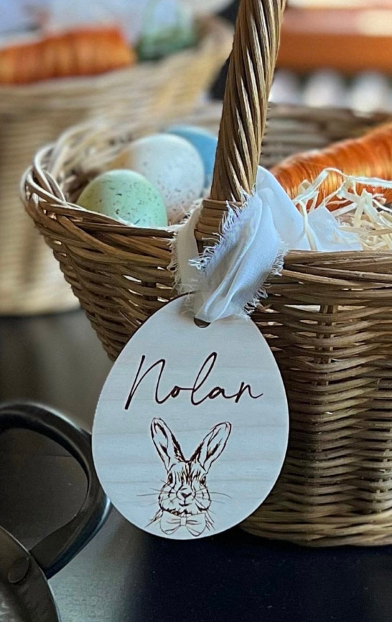 Personalized Easter Basket Tag