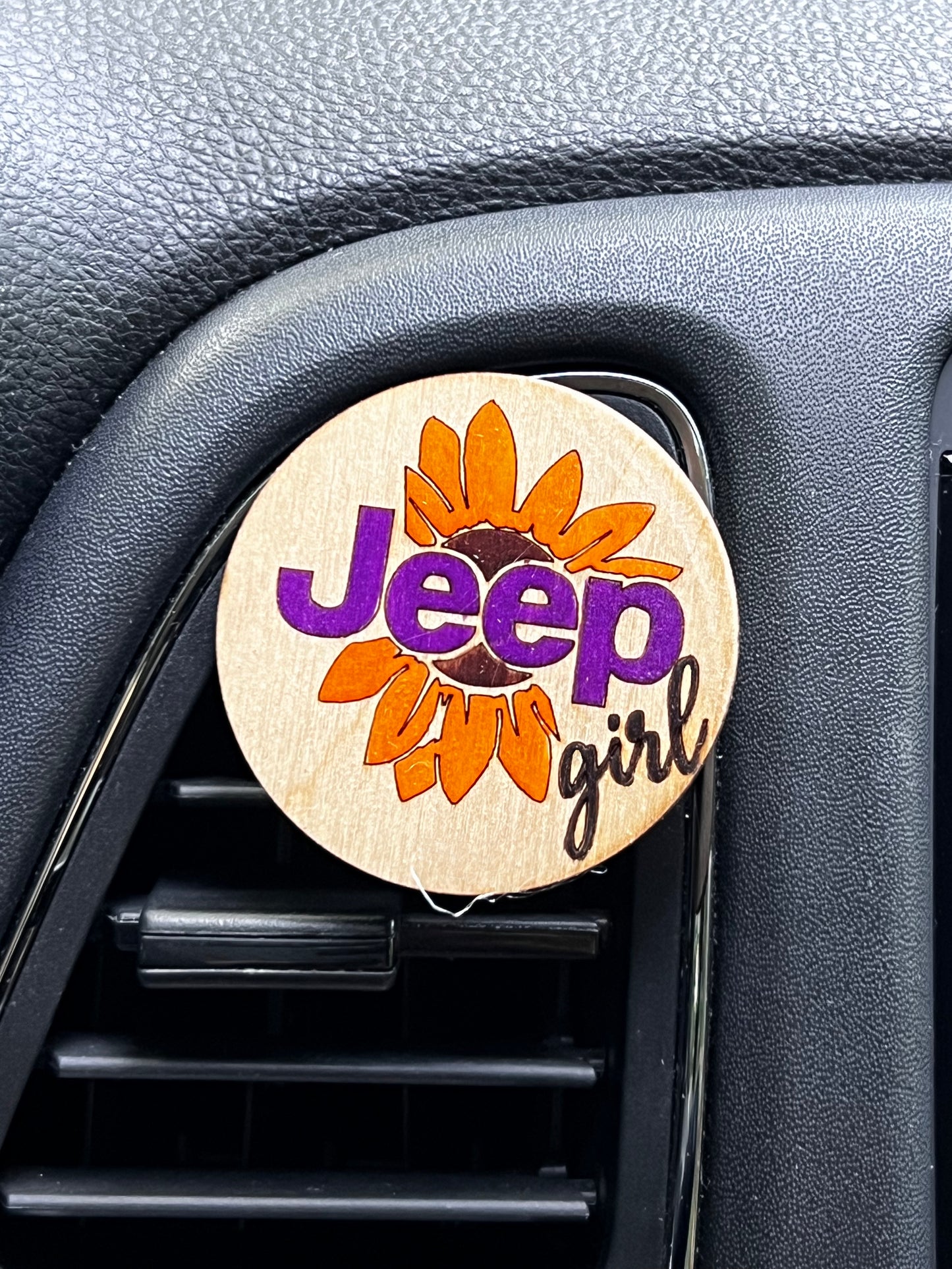 Jeep Girl Car Air Freshener/ Diffuser  for Essential Oils | Car Vent Clip