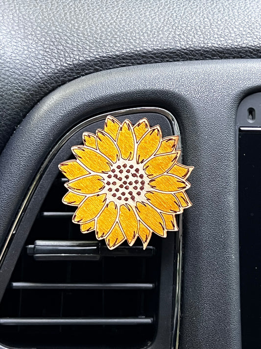 Sunflower Car Air Freshener