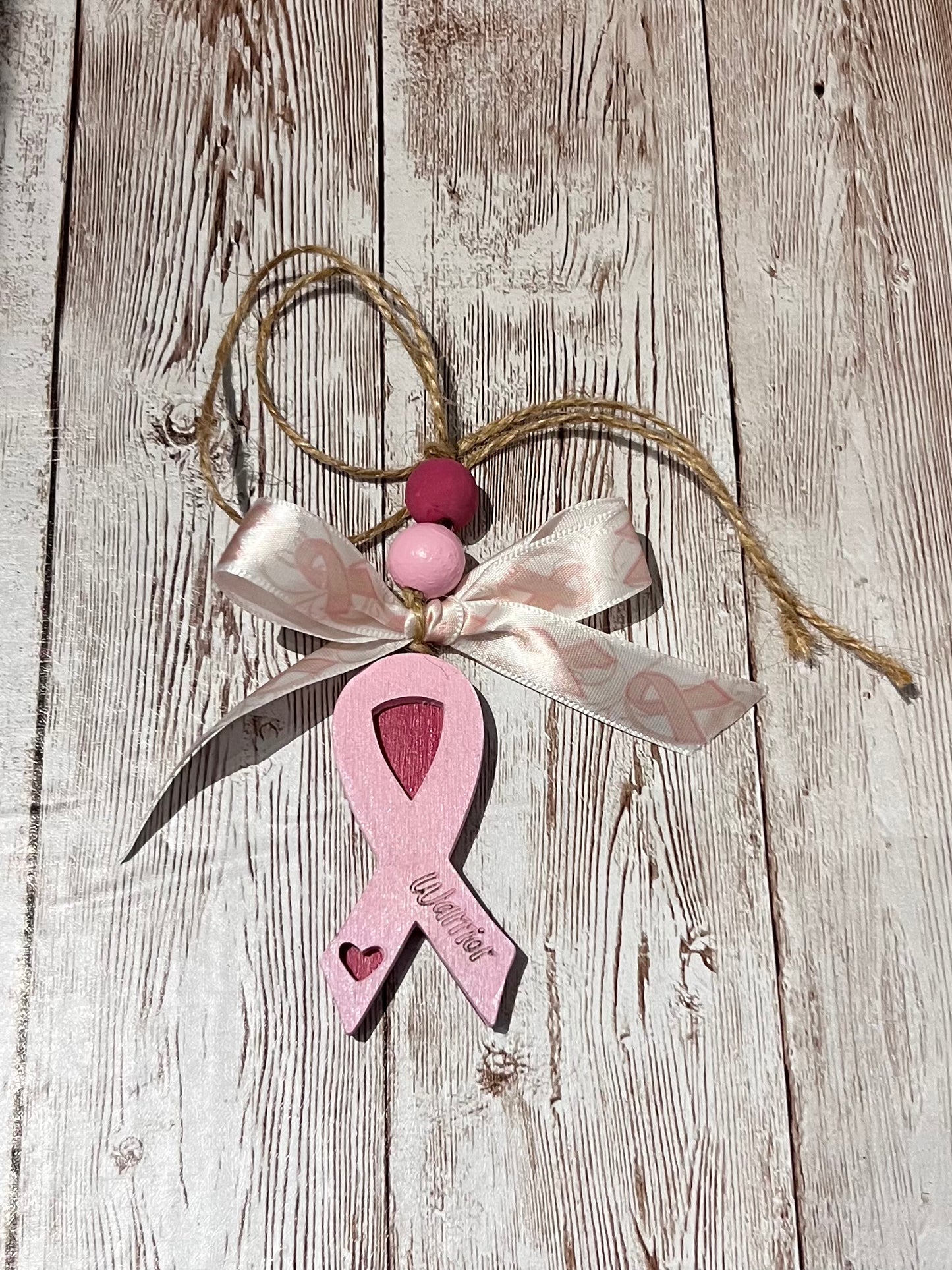 Breast Cancer Car Charms